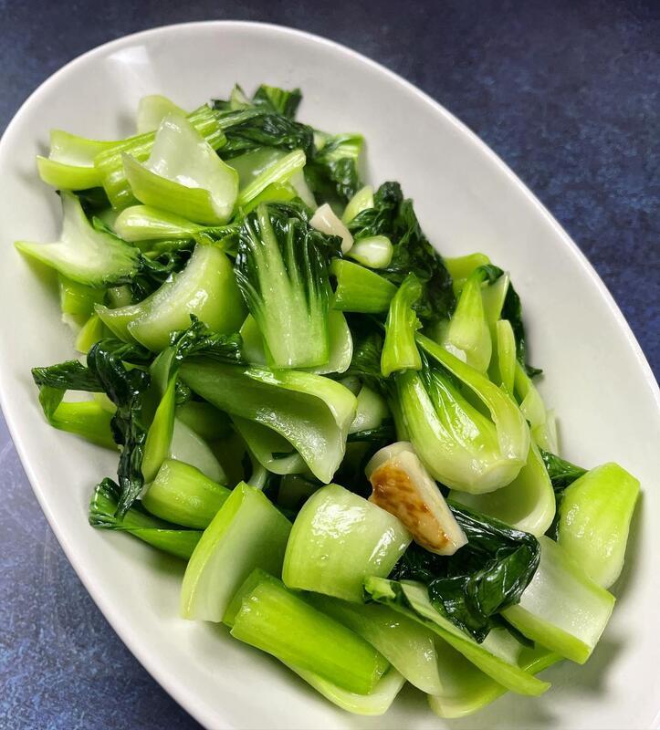 stir-fried bok choy