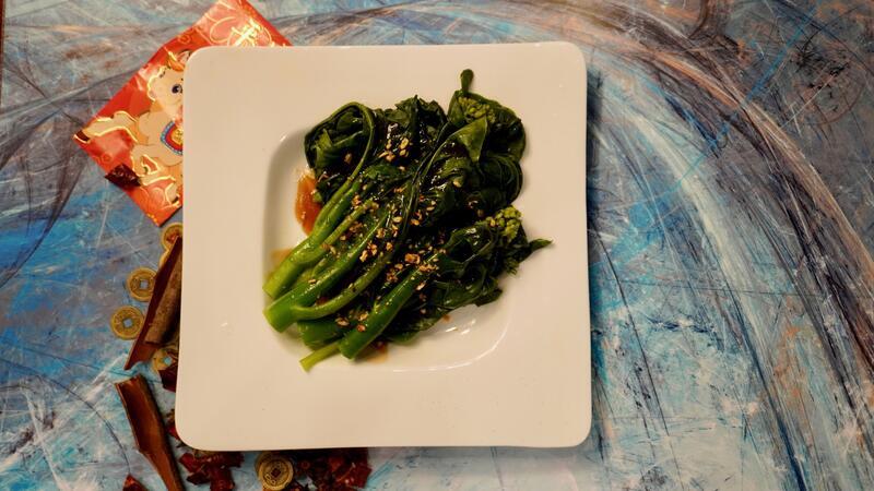 gai lan with oyster sauce