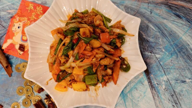spicy thai basil chicken