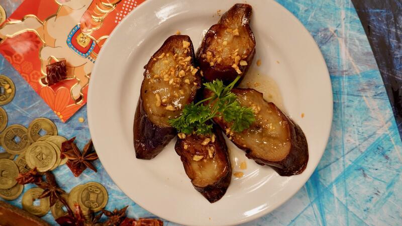 stuffed eggplant